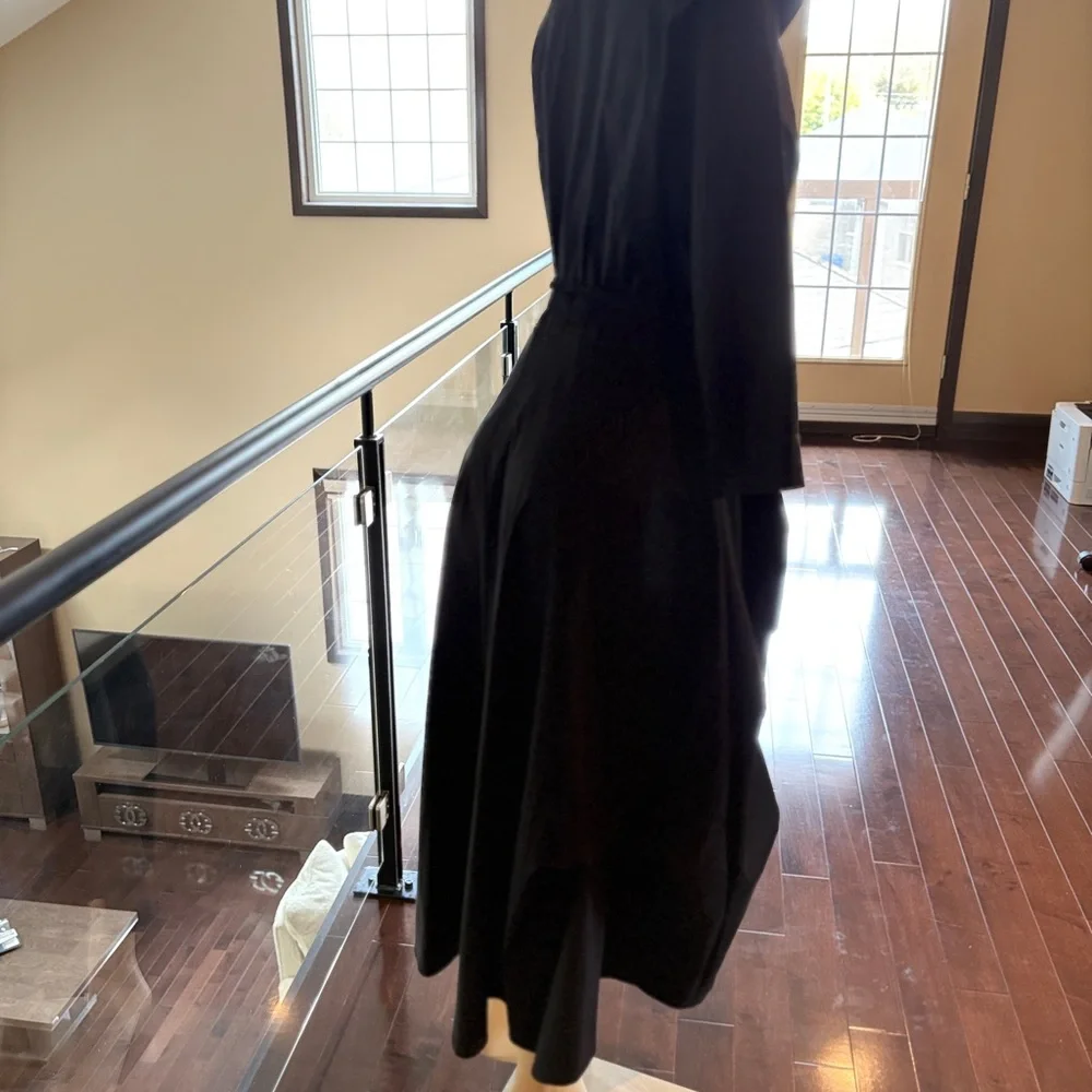 Joseph Ribkoff Black Maxi Dress with Belt - Picture 2 of 4
